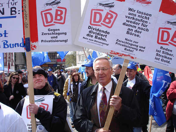 1. Mai 2006 mit Franz Steinkühler